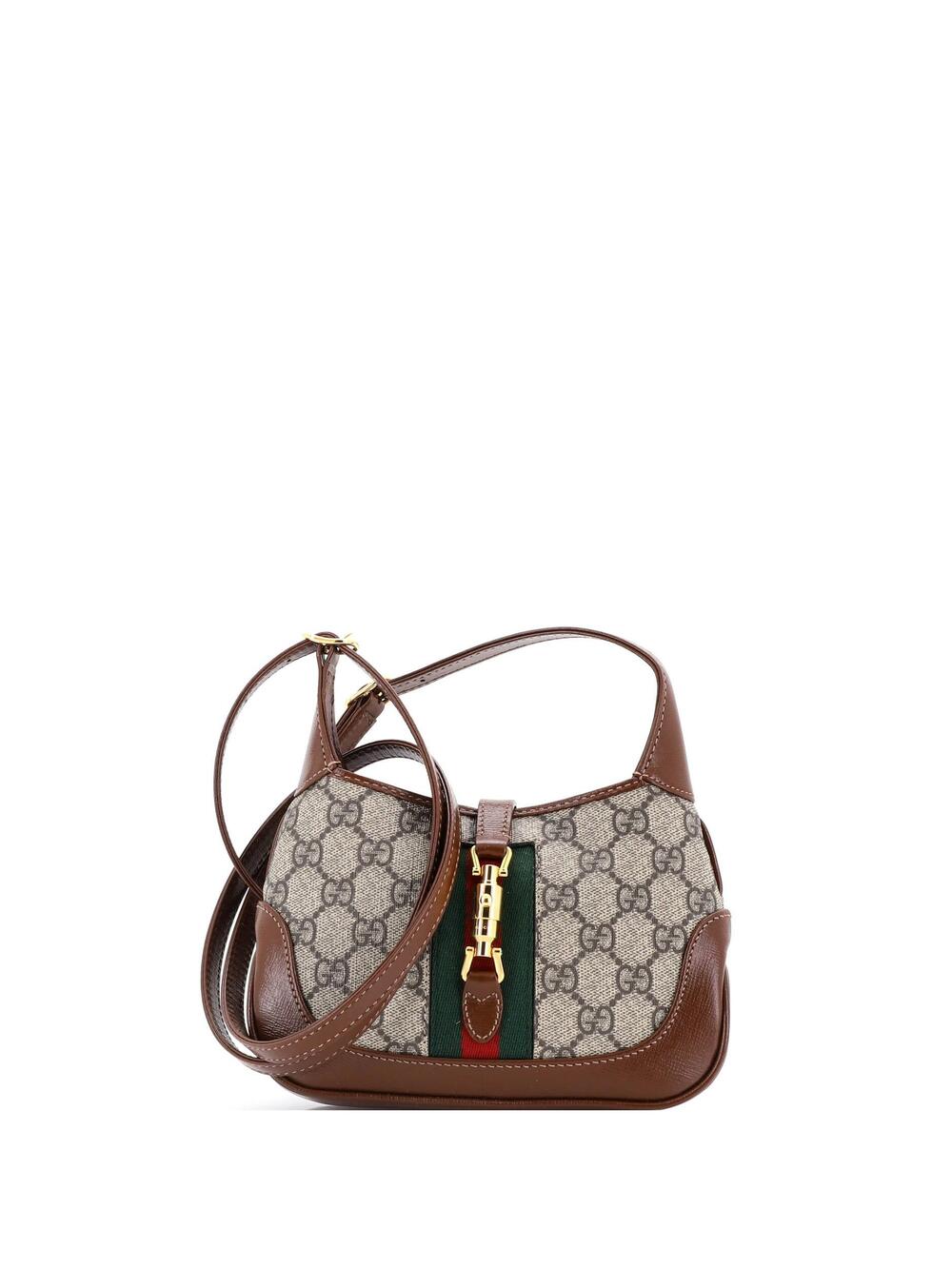 Gucci Jackie Hobo Gg Coated Canvas Mini #242275G15B